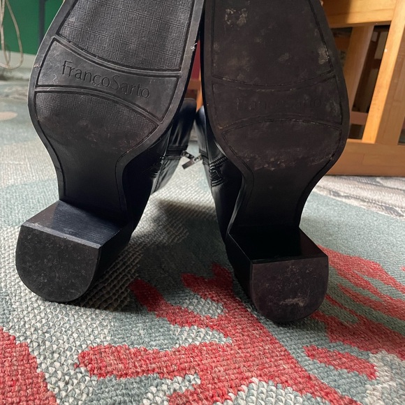 Franco Sarto Black Stevie Heeled Boots - Picture 10 of 15